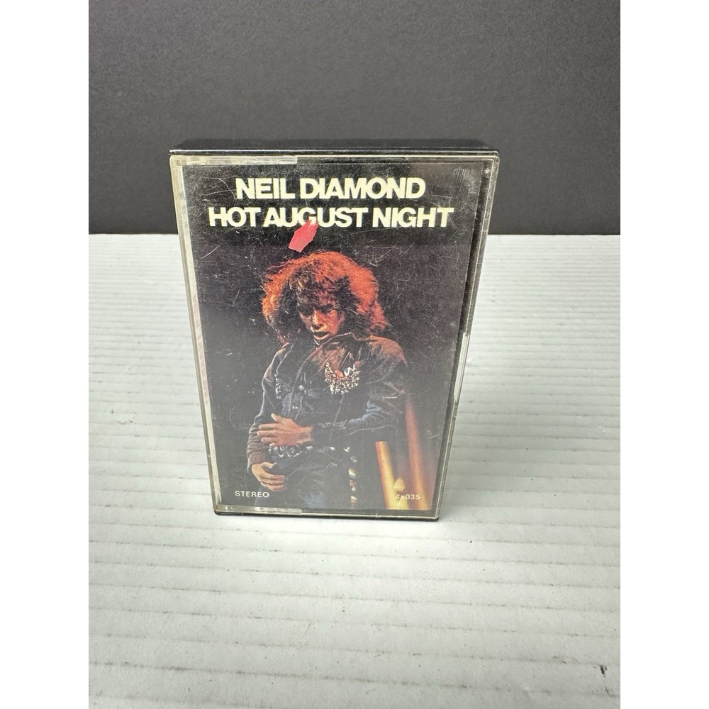Neil Diamond Hot August Night Cassette Tape PORTUGAL  MCA  Original